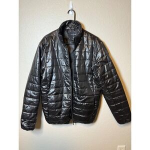 West Loop Women's Lightweight Puffer Jacket - Black Padded Coat